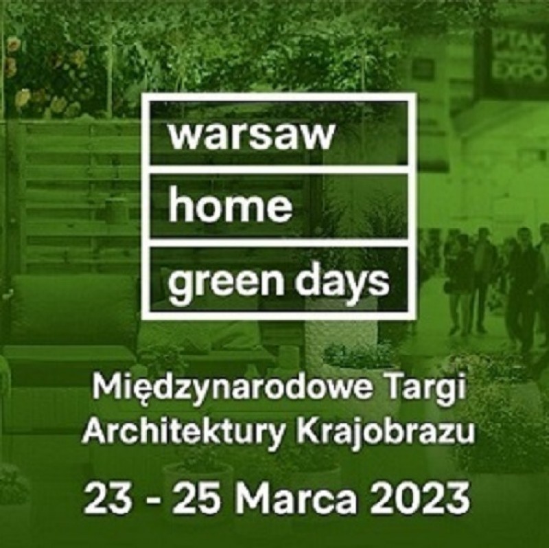 Warsaw Home Green Days 23 - 25 Marca 202 - zielone dachy sedum